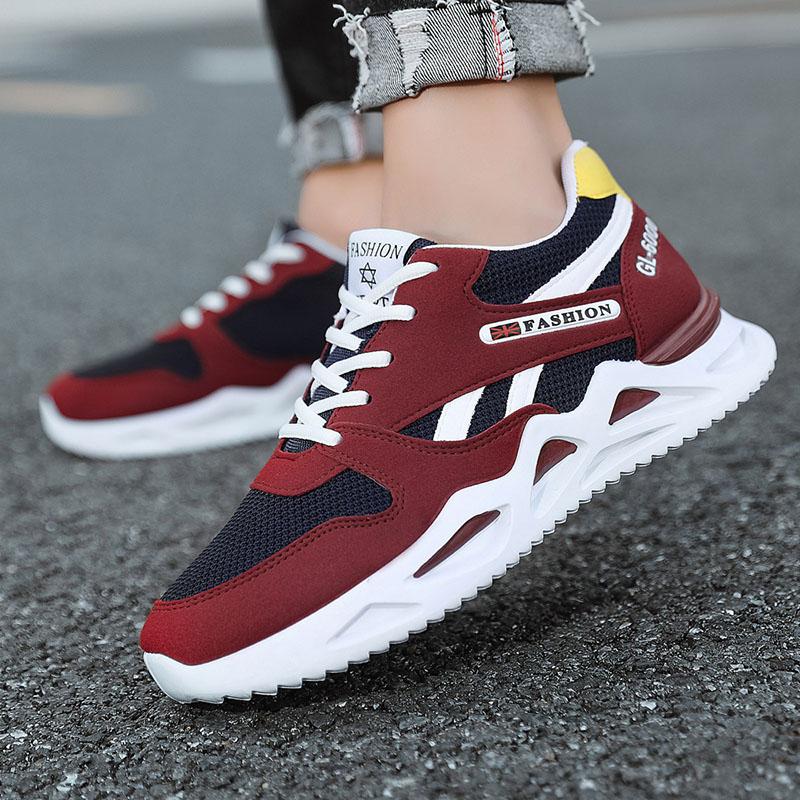 Sports Shoes Fashion Korean Spring and Summer Trendy Shoes Men's Casual Shoes Elastic Shoes Non-slip Shoes