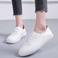 Soft Sole White Shoes Women One-foot Casual Flat Sole Shoes Single Shoes Student Korean Women
