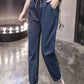 Men's Loose-fitting Jeans High-waisted Stretch Pants
