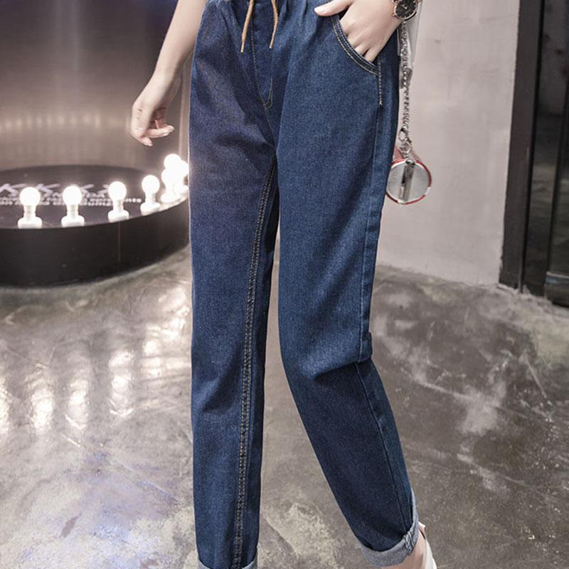 Men's Loose-fitting Jeans High-waisted Stretch Pants