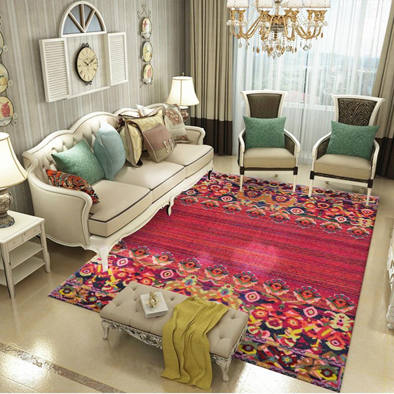 Modern Soft Carpets for Living Room Bedroom Rugs Geometric Metal Style Area Rug Home Carpet Floor