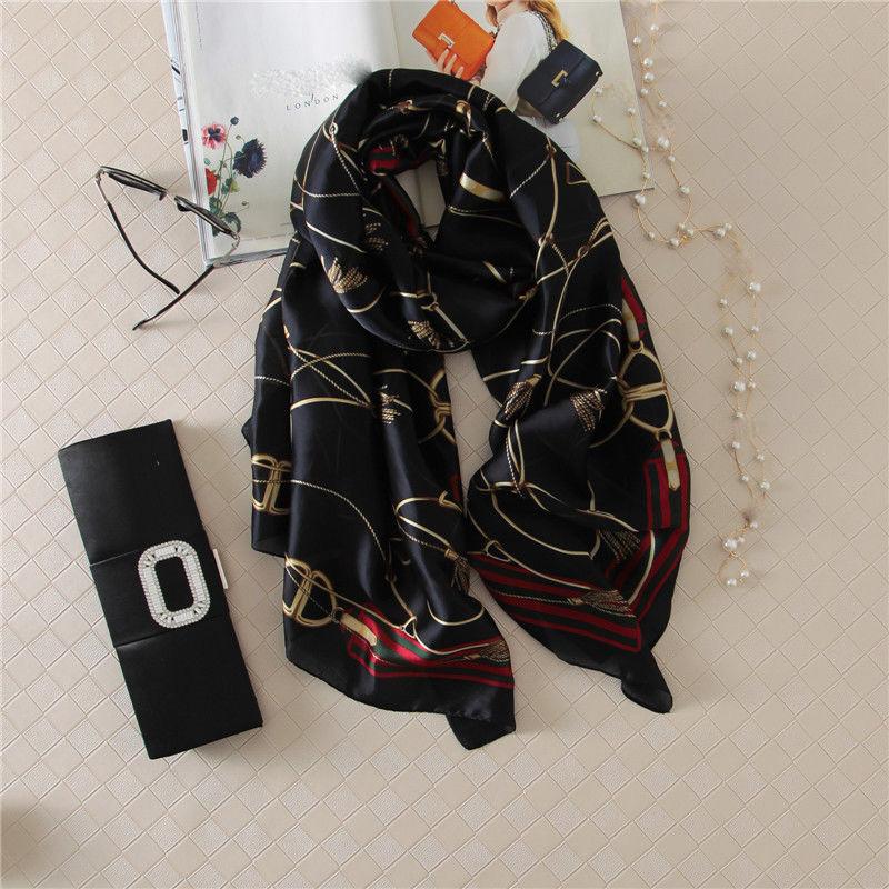 Women's Silk Scarves, Women's Ever-changing Scarves Long Warm Silk Scarves All-match Shawls In Autumn and Winter Women's Summer Sunscreen Shawls