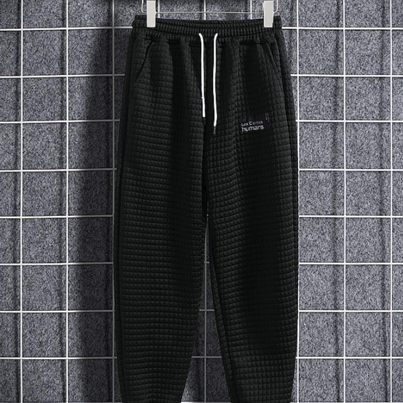 Men's Sports and Leisure Suits Autumn Fashion Korean Style Trend Loose Sweater Men's Handsome Nine-point Pants Two-piece Set