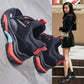 Women's Sneakers Fashion Women Platform Shoes Lace Up Vulcanize Shoes Womens Trainers Dad Shoes