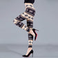 Contrast Color Casual Skinny Leggings Plus Size Outer Wear Cycling Pants Stretch Pants Thickening