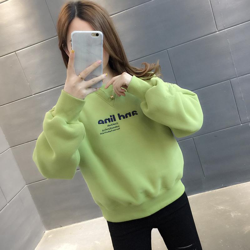 Autumn and Winter Short Thick Sweater Student Loose Warm Blouse Casual Fashion Jacket