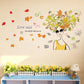 Flower Elf Wall Sticker Bedroom Living Room Decoration Fashion Sunglasses Woman Wall Sticker