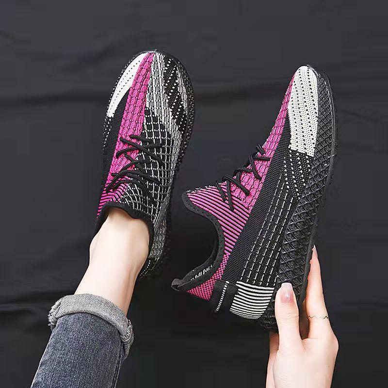 Women's Casual Shoes Spring and Summer Sports Shoes Students All-match Net Shoes Comfortable Mother Shoes Korean Version Ins Dad Shoes