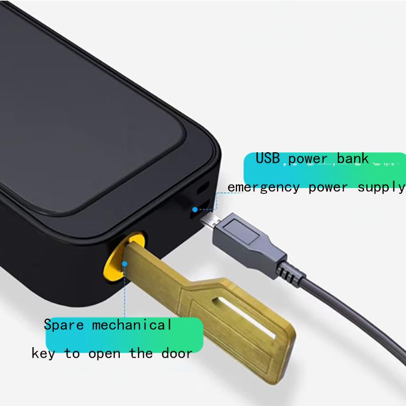 Intelligent Lock of Indoor Door Opens Fingerprint Lock Electronic Card Lock Household Security Password Lock