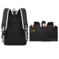 Junior High School Students Black Simple Backpack Female Net Red Schoolbag Large Capacity Korean Campus Student Backpack