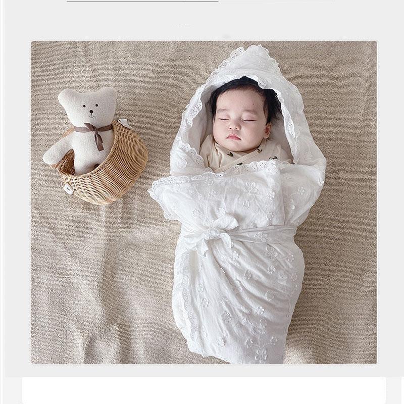 Newborn Wrapped In Pure Cotton, Thickened In Autumn and Winter, Full Moon Baby Held In Foreign Style, Noble Baby Cotton Quilt, Common In All Seasons