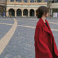 Quilted Thick Woolen Coat Women Mid-length Korean Loose Winter Hepburn Style Woolen Coat