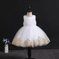 Children's Dress Skirt Girl Baby Lace Bow Dress Temperament Sleeveless Open Back Lace Plaid Skirt Tutu Skirt Waist A-line Skirt