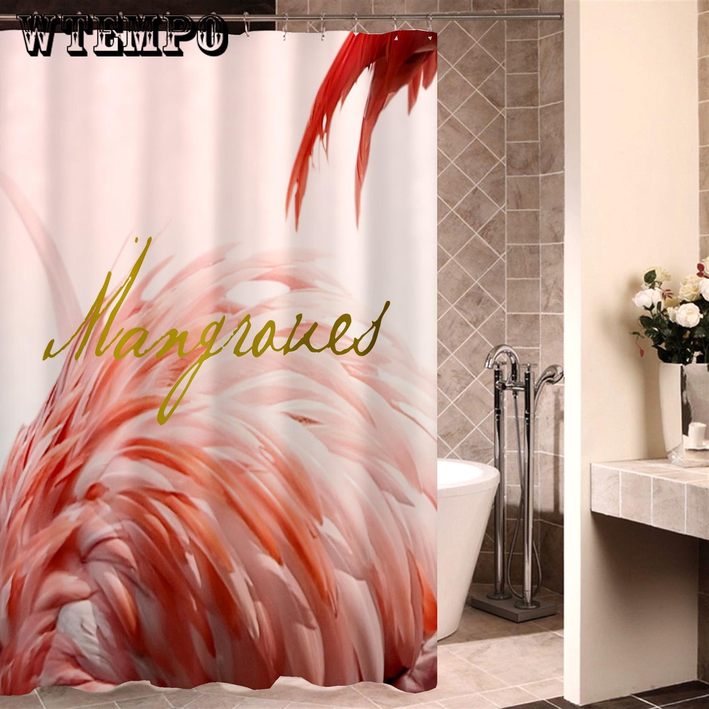 Curtain Waterproof Shower Curtains For Bathroom thickening impervious high drape bathroom