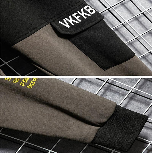 Autumn and Winter Casual Sportswear Men's Suit Sportswear Streetwear Hoodie Pants Two-piece Suit