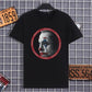 Clown Print T-shirt Casual Thin Shirt Elegant Loose O-Neck Short Sleeve Tees Men Clothing Streetwear Summer