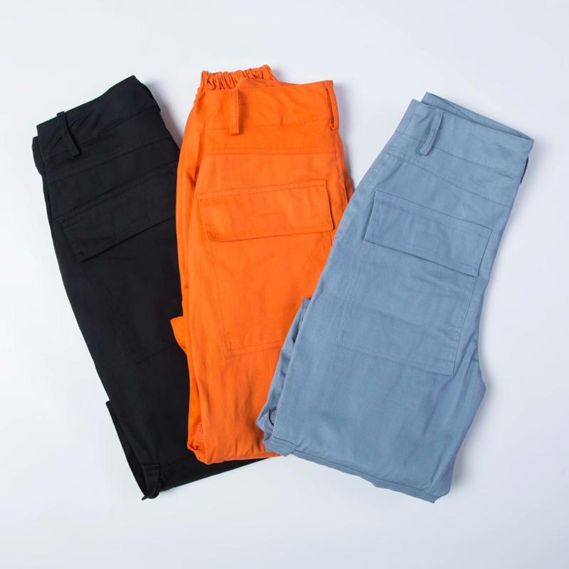 Baggy Womens Cargo Pants, Goth Trousers, Combat Pants, Gothic Clothing, Hip Hop High Waist Pocket Hip Hop Pants