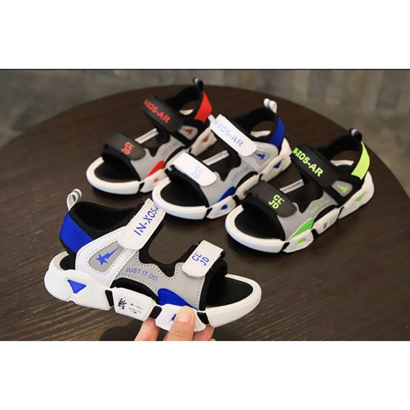 Girls Boys Sandals Beach Shoes Summer Open-toed Breathable Children's Princess Shoes Female Student Sandals