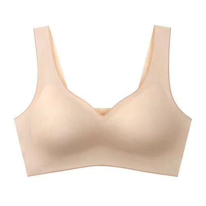 Women's Sports Underwear Ice Silk Beauty Back Bra Seamless One-piece Vest Thin Section Gathered Tube Top Crop Tops for Women Yoga Push Up Bra Top