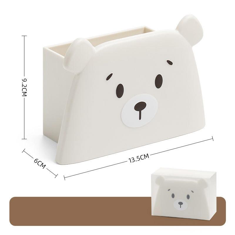 Pen Holder Cute Desktop Decoration Makeup Brush Holder Pen Holder Decoration Pencil Storage Box Student Desktop School Storage Box