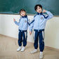 Children's School Uniform Clothing and Long Sleeved Chorus of Primary School Students Reading British Student School Uniforms