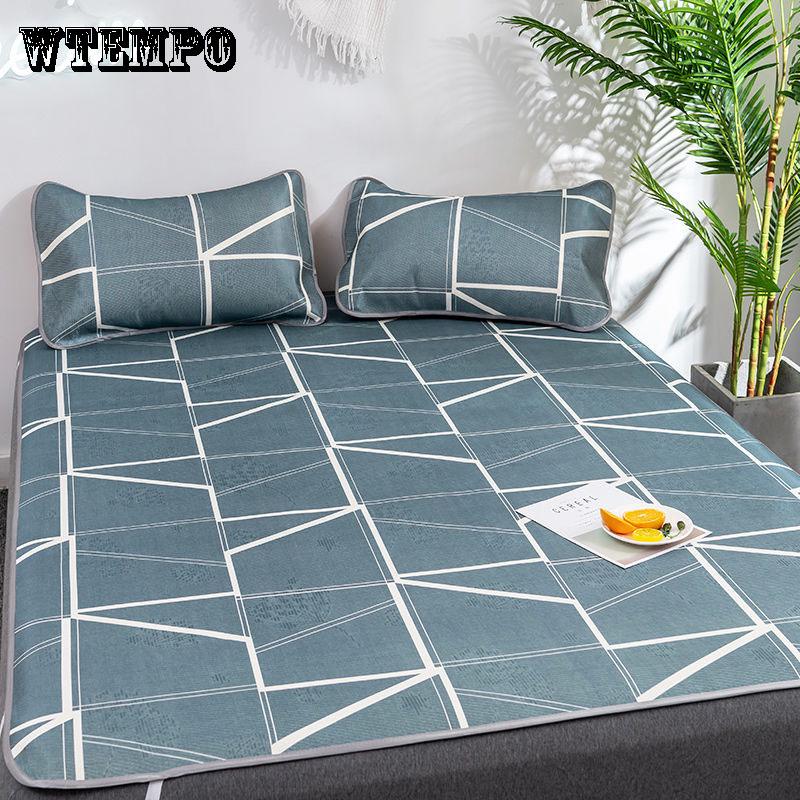 WTEMPO Student Dormitory Air-conditioned Seats Soft Mat Mat Ice Silk Seats 2/3pcs Washable Summer