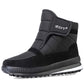 Men's High Tube Plus Velvet Cotton Shoes Anti-slip Warm Shoes Waterproof Warm Snow Boots Men's Cotton Boots