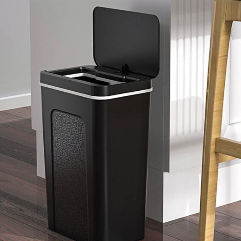 12 Liters Smart Sensor Trash Can Household Classification Kitchen Living Room Bathroom Toilet Waterproof Automatic with Cover