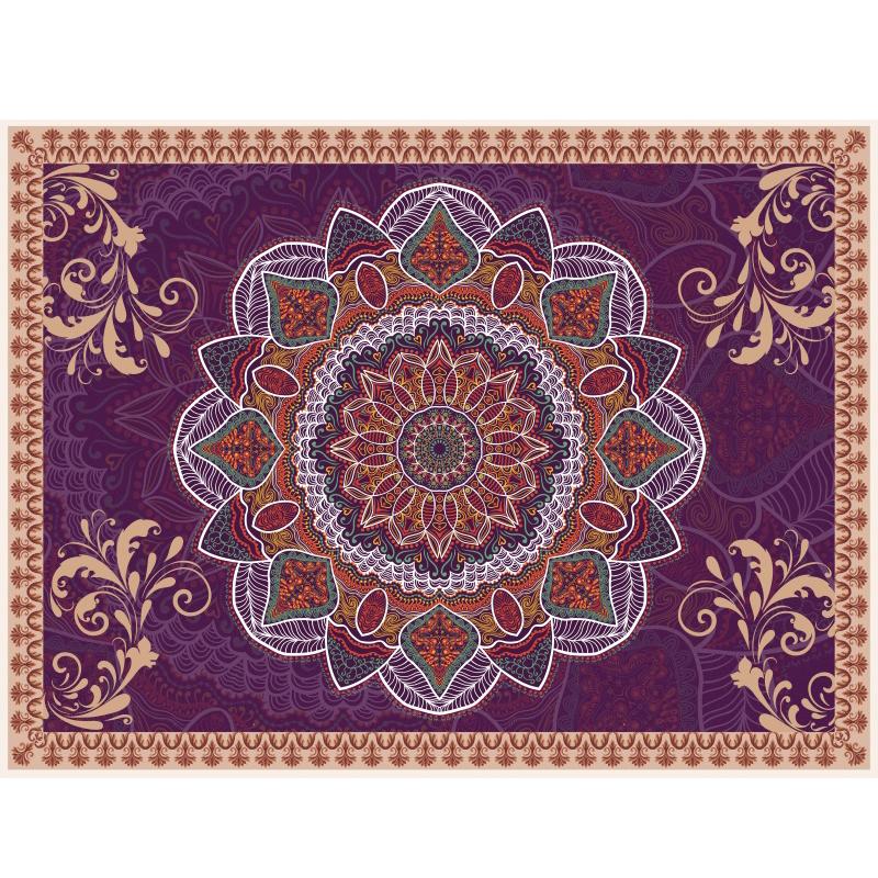 Household Carpet Bedroom Bedside Luxury Washable Carpet European Carpet Living Room Carpet