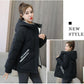 Winter Cotton-padded Jacket Women's Cotton-padded Jacket Women's Short Korean Version of Loose Hooded Thickened Printing Down Padded Jacket
