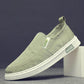 Spring Summer Canvas Shoes Men's Korean Version All-match Casual Cloth Shoes Ice Silk Breathable Deodorant Driving Shoes