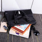 Business Briefcase Men Striped Large Capacity Leather Waterproof Handbag Crossbody Bags Shoulder Bag