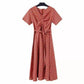 Female Casual Vintage Super Fairy Vacation Sweet Dress Slim Elegant Minority Little Fresh Holiday Dress