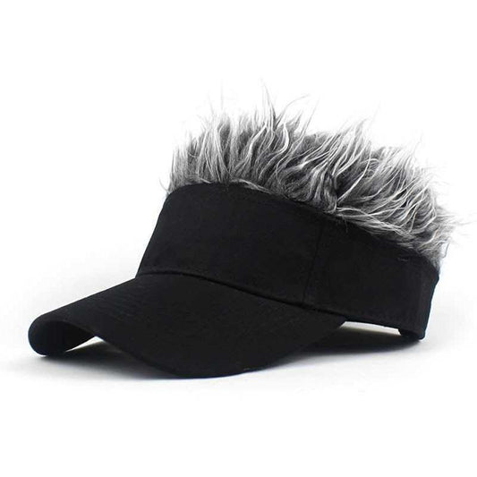 Baseball Cap Wig Hat Show Hair Extra Street Hip Hop Cap