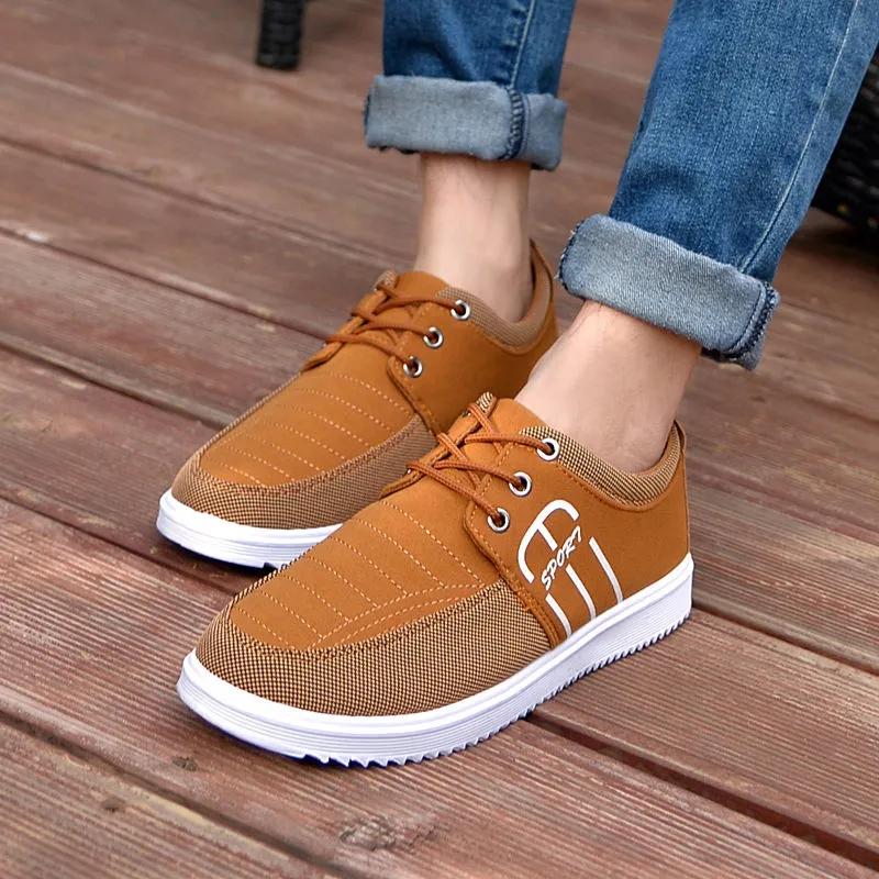 Men's Casual Canvas Shoes Spring Lightweight Sports Shoes Non-slip Breathable Sneakers Working Driving Shoes