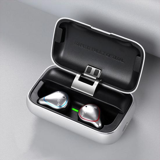 Bluetooth 5.0 True Wireless Earbud Balanced Sport Stereo Sound Earphones with Charging Box for Phone