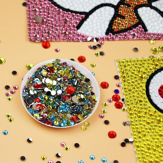 5D DIY Children's Diamond Painting Rhinestone Round Diamond Embroidery Home Decor Improve Relationship Family Activities