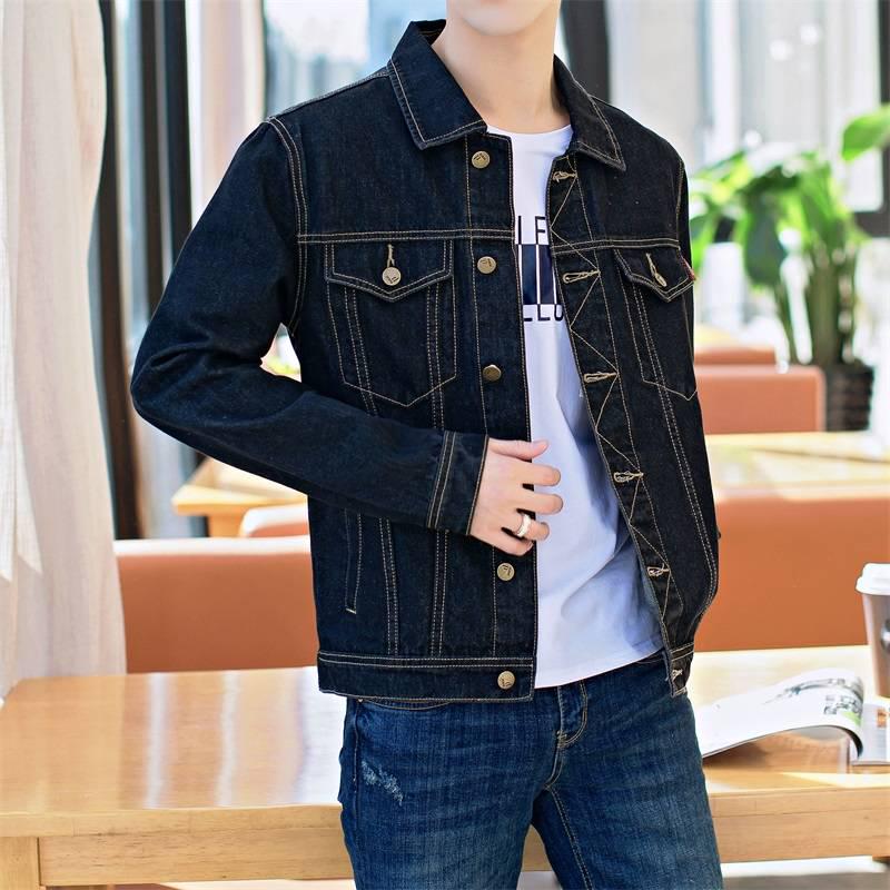 Autumn Men's Denim Jacket Jeans Jaket Men Retro Cowboy Slim Jacket Fashion Jeans Coats Casual Jacket