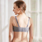 Front Buckle Bra Large Size No Steel Rings Mom Underwear Ladies Breathable Push Up Adjustable Thin Bra