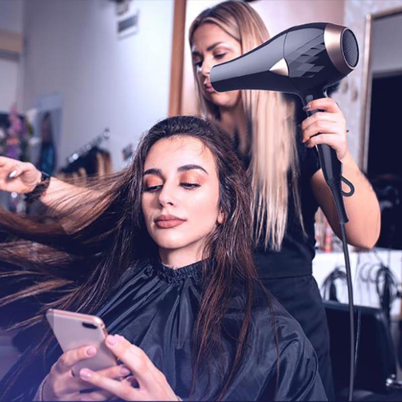 1300W Hair Dryer Set 6-step Temperature Adjustment Hot/cold Hair Dryer Hair Care Tools for  Home Hair Salon