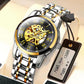 Tourbillon Mechanical Watch Men Army Wrist Watches for Men Skeleton Business Men Watch