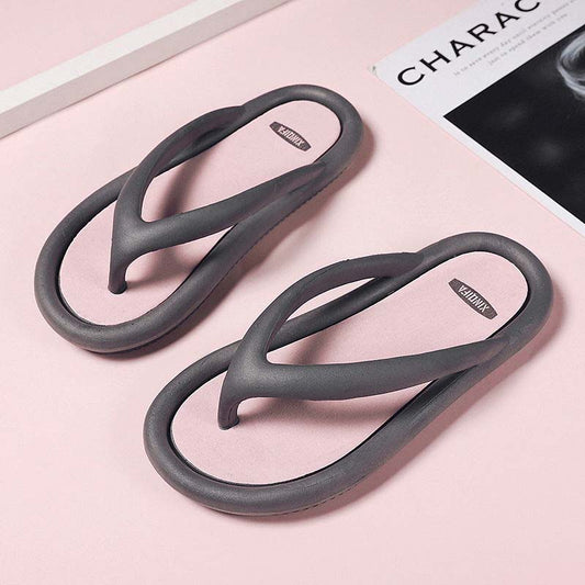 Fashion Outside Wear Flip Flops Women's Summer Non-slip Slippers When Couple Sandals