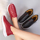 Winter Cotton Shoes Women's Leather Waterproof Plus Velvet Mother Shoes Flat Non-slip Warm Middle-aged and Elderly Short Boots