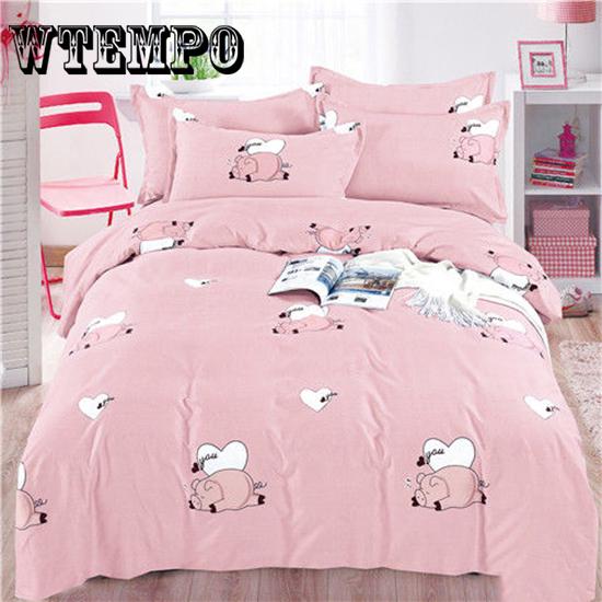 WTEMPO Brand Soft Quilt Duvet Cover Bedding Set Bed Linen Double Queen Size Bedclothes