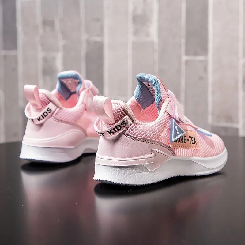 Children's Sneakers Girls' Sports Shoes 2021 Summer Elementary School Students' Soft-soled Breathable Running Shoes