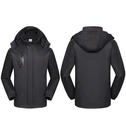 Winter Hooded Jackets Windproof Wearable Mountaineering Jacket Thicken Warm Waterproof Ski Jacket Outdoor Sports