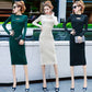 European and American Autumn  Winter Sexy Soff-shoulder Turtleneck Sweater Dress Long Slim Striped Knitted Dress Bottoming Pencil Dress