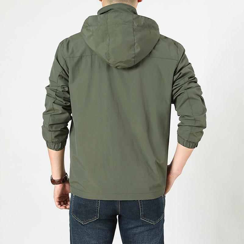 Jeep Shield Jacket Men's Autumn Outdoor Loose Large Size Thin Casual Top Jacket Men