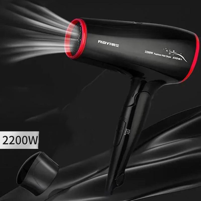 1200W Foldable Hair Dryer Set Blu-ray Negative Ion Hair Care Hot/cold Hair Dryer Portable Barber Equipment