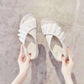 Sandals Women's Summer Jelly Transparent Soles Flat Two-wear Slippers Women's Non-slip Thick-soled Soft Lightweight Simple Sandals